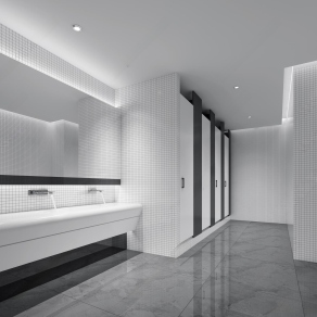 现代公共卫生间3D模型下载